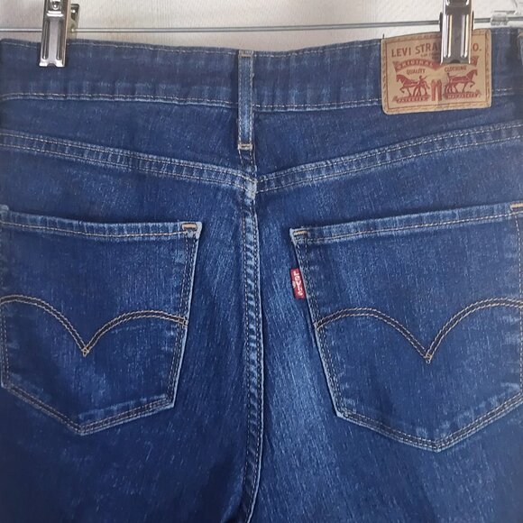 Levi Strauss Medium Wash 711 Skinny Stretch Cotton Poly Elastane Jean Sz W28 L30 - Picture 12 of 16